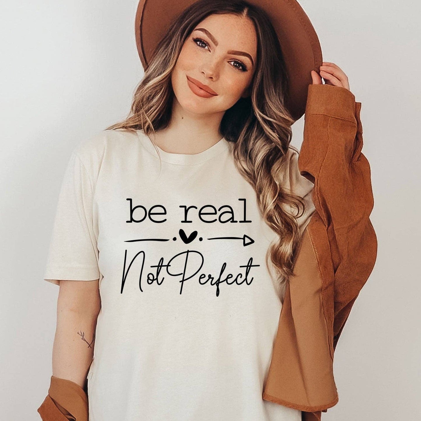 Be Real Not Perfect - Screen Print Transfer